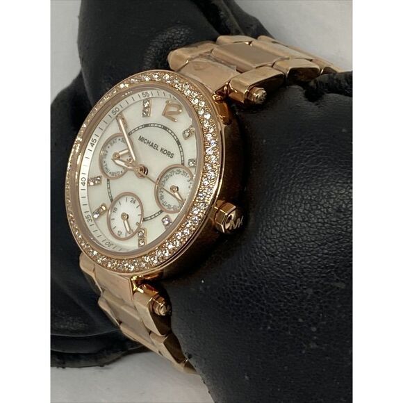 Michael Kors Parker MK5616 Women Stainless Steel Analog Dial Quartz Watch WO728 - Picture 4 of 12